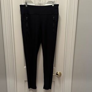 Athleta Midnight Black High-Waist Leggings Stellar